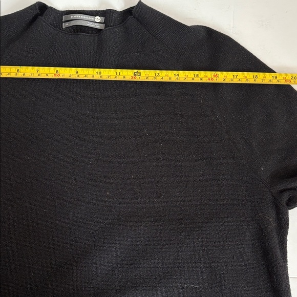 Anthropologie Claudette ruffled sweater dress drop shoulder metallic sparkle - Picture 16 of 16